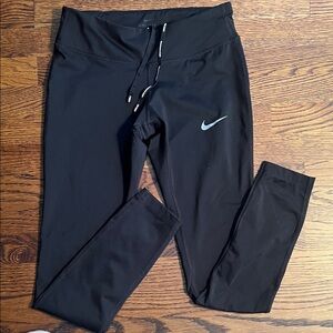 Nike Black Active Leggings with Logo